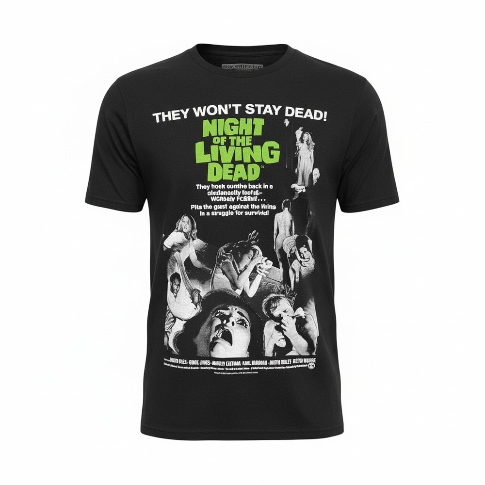 HiFidelity Night‎ of the Living Dead T-Shirt Mens Small Black Horror Movie 2013